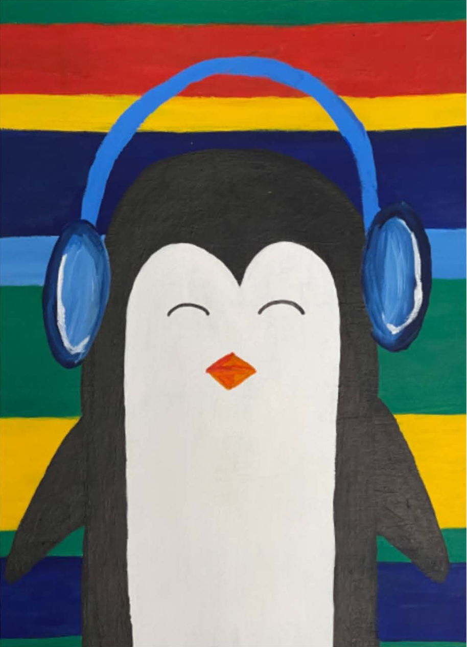 Pingüino de 8 años